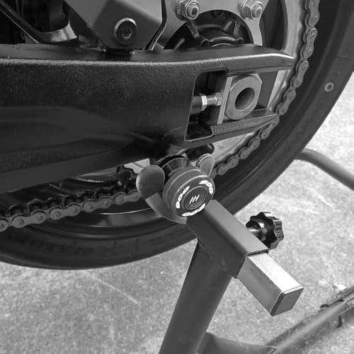 Motorcycle M8 Swingarm Spools Slider For V-Strom 800DE (DL 800DE) 2023-2025 V-Strom 800DE Adventure 2023-2025 Swing Arm Spool Slider Stand Screws Accessories (Gray) - color: Gray