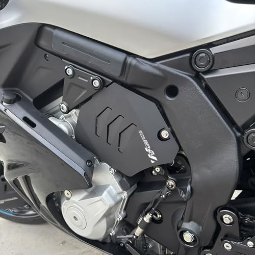 for CF Moto 675SS Motorcycle Engine Guard Protectors for CFMOTO 675SR 675NK 675SRS, CNC Aluminum, Black, Side Protection Shields, Bolt-On Installation, 2-Piece Set