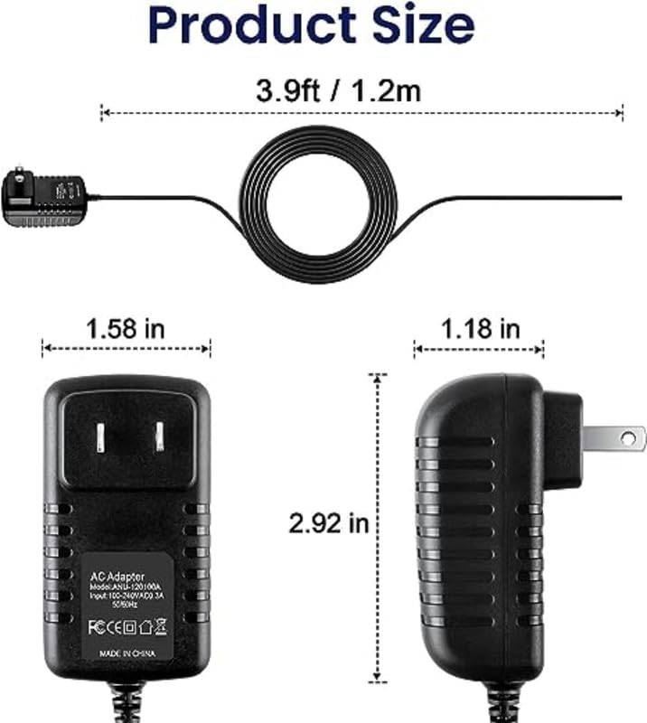 GizMac USB-C 5V AC/DC Adapter for Brake Free Helmet Light Smart Wireless Motorcycle Light Battery USB Type C Replacement Power Supply Adapter