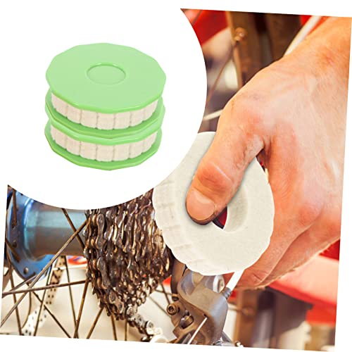 2pcs Bicycle Oiler Mountain Bike Lubricator Bike Oil Mountain Cycle Lubricator Bike Lubricant Chain Wax - color: Light Green