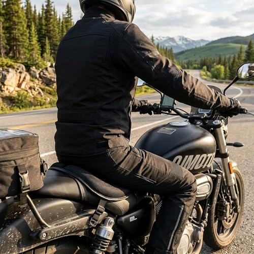 Motorcycle Seat Cushion 3D Honeycomb Motorcycle Gel Seat Cushion Petal Shape Design - Not Stuffy, Protecting Sensitive Areas, Stay Cool and Comfortable for Long Ride