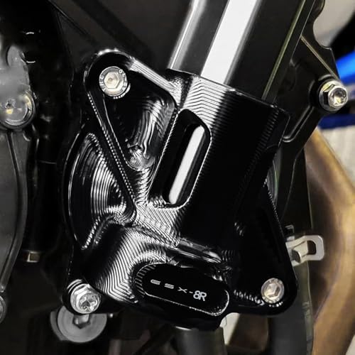 For 2025 GSX8R GSX-8R 2024 2023 Motorcycle CNC Parts Left Right Engine Stator Protective Cover Guard Protectors Frame Slider gsx8r (Black)