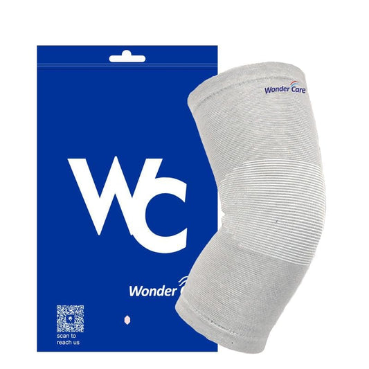 Wonder Care 1 Pc Bamboo Knee Sleeves for Men/Women, Knee Support for Running, Gym, Badminton, Sports, Compression Sleeves | Perfect for Knee Pain and Enhanced Comfort - 1 Pc (Grey, XXXL) - color: Grey, size: XXX-Large
