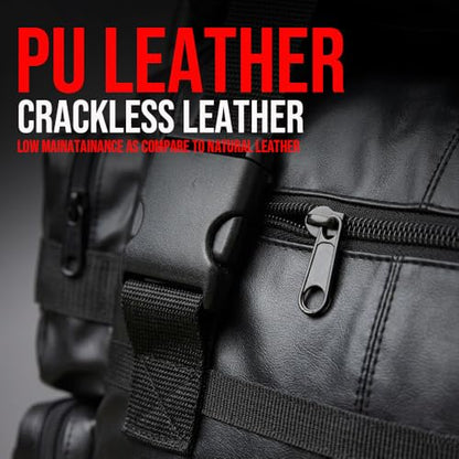 Jackets 4 Bikes Motorcycle Cruiser PU Leather Waterproof Sissy T Bar Travel Biker Luggage Set All Season