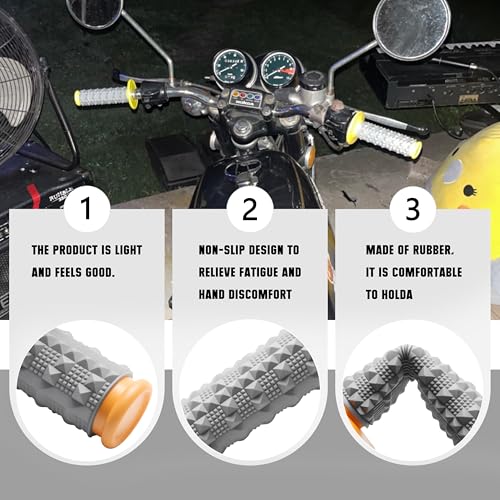Motorcycle Throttle Assembly,7/8" Quick Twist Throttle Grips with Throttle Cable Aluminum Alloy Universal for CRF KLX SSR TTR 110 125 150 250cc Dirt Pit Bike ATV Mini Bike - color: Orange