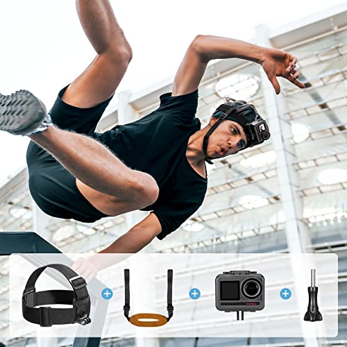 AKASO Action Camera Parkour Kit Compatible with AKASO EK7000/EK7000 Pro/Brave 4/Brave 4 Pro/Brave 7 LE/Brave 7/Brave 8/V50X/V50 Pro/V50 Elite/GoPro Hero 12 11 10 9 8/DJI/Apexcam Action Camera - style: Parkour Kit