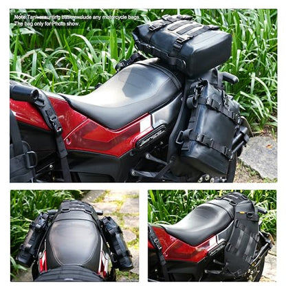 Motorcycle Bag Extension Mounting Base, Motorcycle Accessory for Tail Bag/Seat Bag/Saddle Bag/Side Bag - style: Tailstock Extension