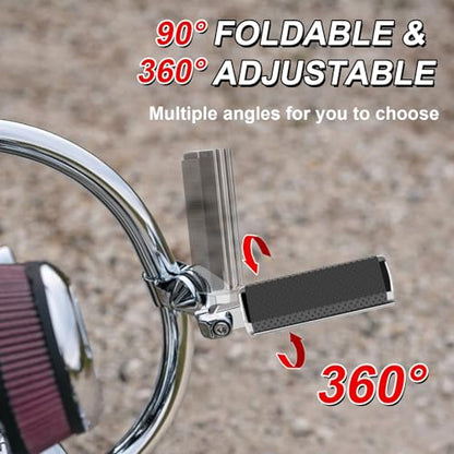 CNC Footpeg Footrest Fit For Harley Street Glide, Road Glide, Road King, Sportster 883, Dyna, (Softail 1986-2017) Foot Pegs - color: C Black