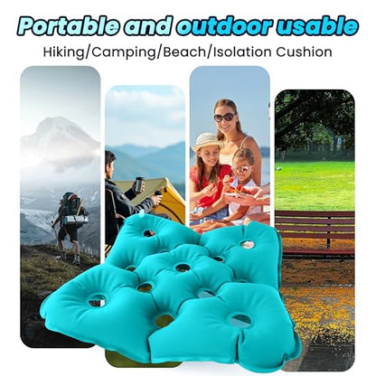 Inflatable Seat Cushions, Waffle Cushion for Pressure Sores, Inflatable Seat Cushion for Pressure Relief, Bed Sore Cushions for Butt, Very Suitable for Office Chair and Wheelchair use