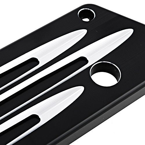 Front Rear Floorboards Footpeg Mount Brake Arm Kits Heel Toe Shift Levers Shifter Pegs Dash Accessory Pack Ignition Fuel Door Saddlebag Latch Cover Frame Grille Compatible with 09-13 Harley Touring