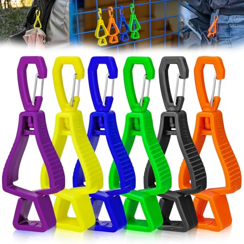 Glove Clips for Work Glove Holders - color: Closed Buckle+zclip-6 Colors 6pcs