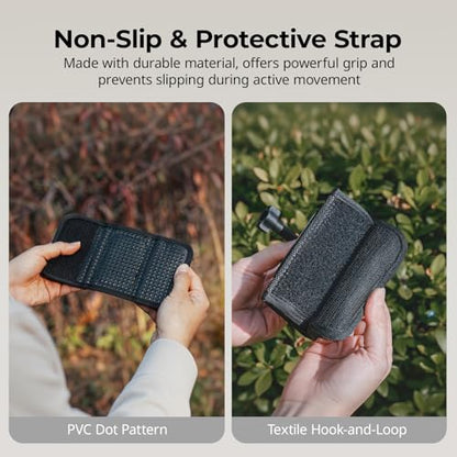 SMALLRIG Backpack Strap Mount for GoPro Hero 13/12/11, for DJI Osmo Nano Action 6/5 Pro/4/Pocket 3, for Insta360 X5/4/3/Ace Pro 2, Hook and Loop Fastener Clip Mount with Ball Head Adapter Base -5721 - style: Backpack Strap