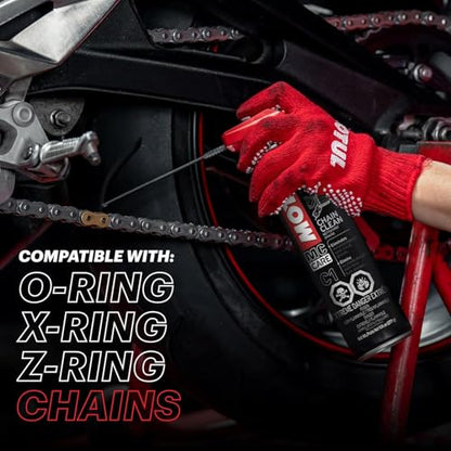 Motul Chain Care Set – Chain Cleaner (C1) & Chain Lube Off-Road (C3), Motorcycle Maintenance Set, Safe for O-Ring Chains (111818, 111820)