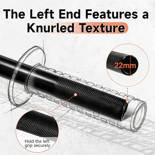 JRL 7/8" Pitbike Handlebars For Motorcycle ATV Mini bike Pit Dirt Bike Mid-Rise Handle Bars Offroad Black - color: Black