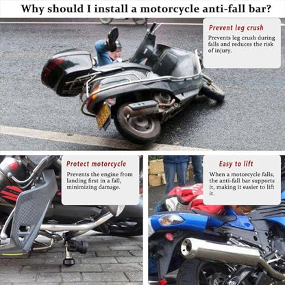 2PCS Motorcycle Crash Sliders for Honda Rebel 300 2017-2026, Universal Fit, Anti-Slip, Durable, Easy to Install, Protects Engine Frame, CNC Aluminum Frame Sliders,C Red - color: C Red