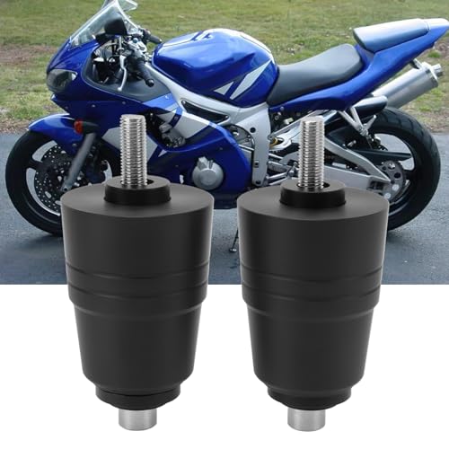 Universal Motorcycle Frame Sliders Crash Pad, CNC 6063 Aluminum Alloy Falling Protector with M10x1.25 Screw Holes, Anti - Crash Slide Guard for Motorbike Engine