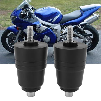 Universal Motorcycle Frame Sliders Crash Pad, CNC 6063 Aluminum Alloy Falling Protector with M10x1.25 Screw Holes, Anti - Crash Slide Guard for Motorbike Engine