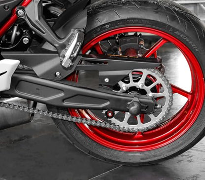 M6 Paddocks Swing Arm Spools For YZF R1 R3 R6 R7 R9 R25 R125 MT-03 MT-09 RS660 Tuareg 660 RSV4 RS 457 Shiver 750 Monster 695 696 950 821 796 937 Motorcycle Swingarm Spools Slider Stand Screw (Red) - color: Red
