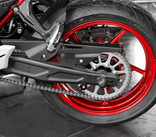 M8 Bobbins Swing Arm Spools For Ninja 400 500 650 ZX6R ZX10R GSXS 750 1000 GSX-8S GSXR 600 750 1000 S1000RR/R/XR CBR 600 900 954 1000 RR Motorcycle Swingarm Spools Slider Stand Paddock Screw (Red) - color: Red