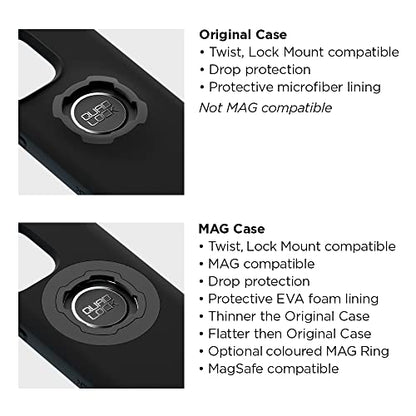 Quad Lock Stem/Handlebar Bike Phone Holder Kit with MAG Phone Case for iPhone 14 Plus - size: iPhone 14 Plus