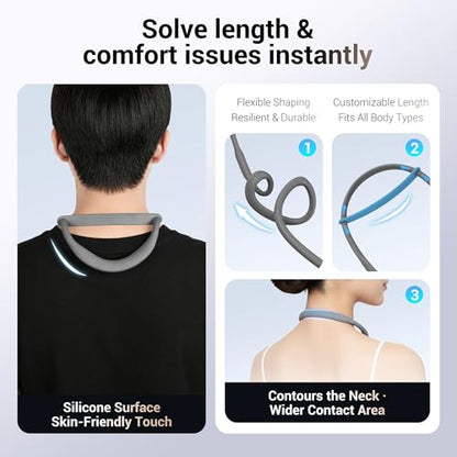 JJC Neck Phone Holder Camera POV Chest Mount, Hands-Free Recording for Samsung S26 S24 Xiaomi 17 16 Ultra iPhone 17 16 Pro Max, GoPro Hero 13 12 DJI Osmo Action 6 5 for Hiking Cycling Vlogging
