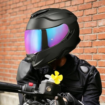 GT Air Visor Repalcement for GT Air 2, Outer Face Helmet Shield Compatible with CNS-1/Neotec/TC-5/TC-9 Accessories (Rainbow) - color: Rainbow
