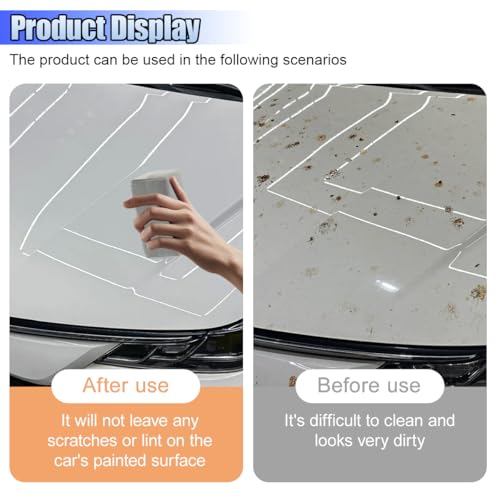 Suede Microfiber Applicator Pad, Multi-Purpose Ceramic Spray Coating Sponge Pads, Car Detailing Sponge for Car Paint, Metal, Plastic Trim, Applying Wax, Sealants, Other Conditioners (4PCS) - size: 4PCS