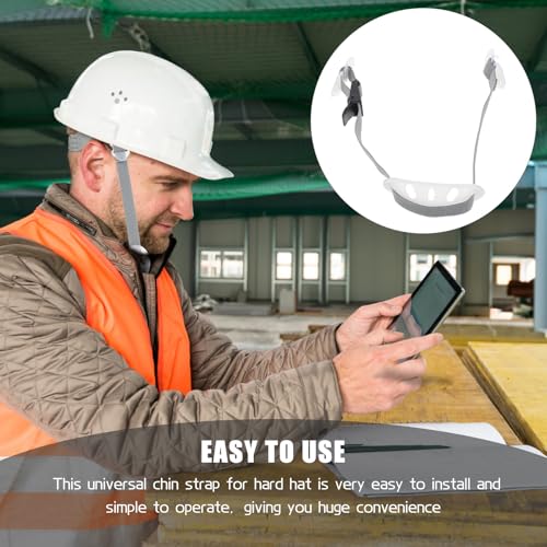 Universal Helmet Chin Strap Safety Helmet Chain Belt Protection Chin Strap Supplies - White - color: White