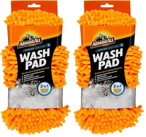 Armor All Car Wash Pad, Noodle Tech Car Wash Supplies for Cars, Trucks and Motorcycles (Pack of 2) - size: , 2 Pack