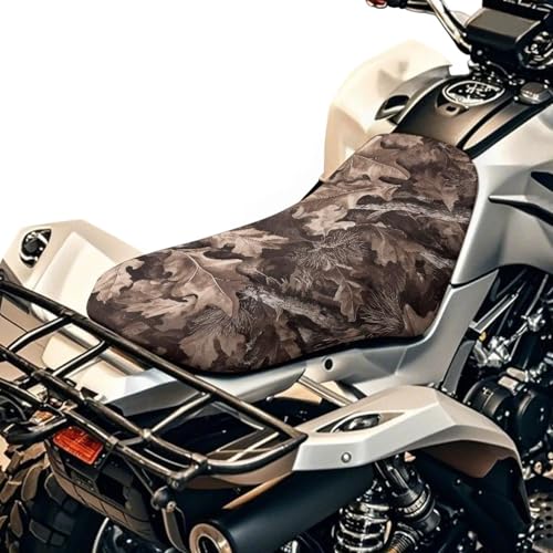 SEANATIVE ATV Seat Cover Four Wheeler Seat Cover Camo Forest Print Water-Resistant Universal Compatible with Most Motorcycle Seat Cushion Breathable ATV Seat Protector - color: Camo Forest Print