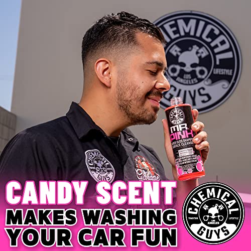Chemical Guys Mr. Pink Car Wash Soap - 64 oz Super Suds Foaming Car Wash Soap for Cannon, Blaster, or Bucket Washing - pH Balanced, Safe on Wax, Sealant, Ceramic, and Clear Coat Finishes (Pack of 4) - size: 64 Fl Oz (Pack of 4), style: MR. PINK