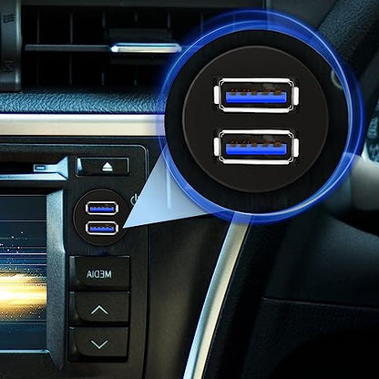 Double Ports USB 3.0 Car Flush Mount Cable, USB Dash Mount Adapter Male to Female for Car Truck Boat Motorcycle Dashboard Panel 1ft - style: Dual Port 1ft