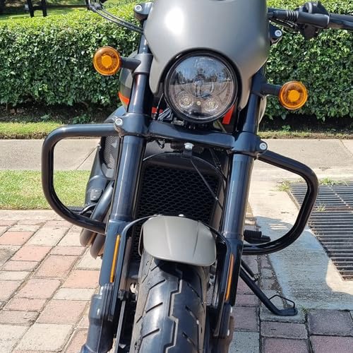 TCT-MOTORPARTS Engine Guard Highway Crash Bar Protection Fit for Harley Street 500 XG500 750 XG750 2015-2020; Street Rod XG750A 2017-2020 Black (Replace: HD#49000047) - color: Black