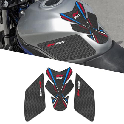 FOR SV650 SV650X sv650 sv650x 2026 2025 2024 2023 2022 2020-2016 Tank Grip motorcycle fuel tank pad fuel tank fuel tank protector protective decal sticker fuel tank protector fixed non-slip waterproof
