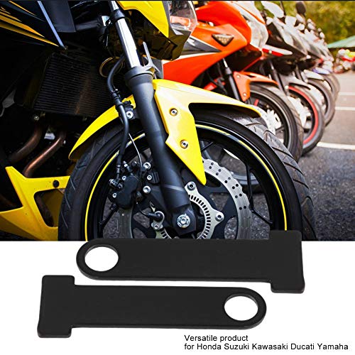 KIMISS Strap D Ring Lock Motorcycle Parts and Accessories Bike Riding Gear Stainless Steel Universal Hanger (Black)