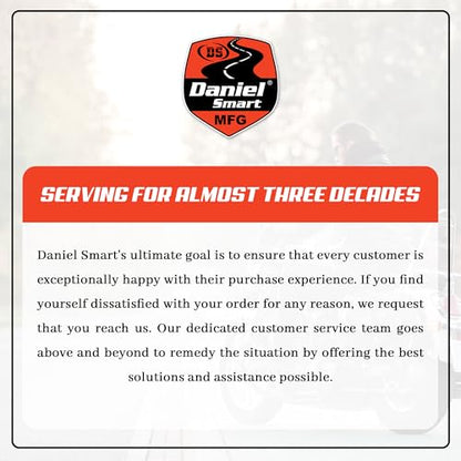 Daniel Smart Motorcycle Windshield Bag for Harley Touring 1996-2013, 3-Pocket Waterproof Batwing Fairing Windscreen Bag Compatible with Electra Glide, Street Glide FLHX FLH, Trike Models