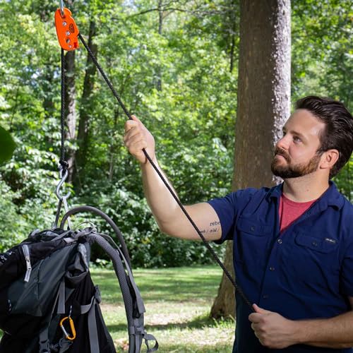 Tie Boss - 1/4 Inch, Medium Duty, (150 lbs Working Load Limit), Weather Resistant, Tie Down, Rope Tightening System, (w/15 ft Rope) (Pack of 1) (Blue) - color: Blue