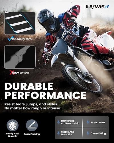 Dirt Bike Universal Seat Cover Non-Slip Gripper Soft Motorcycle Seat Covers for CRF YZF YZ EXC SX KLX KX TTR Most Motorcross Black - color: black
