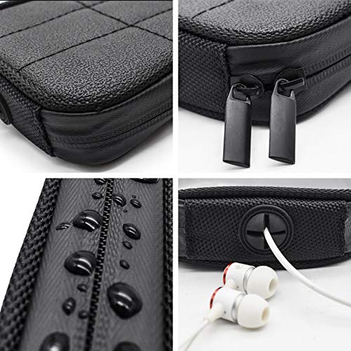 Motorcycle Magnetic Tank Bag,Transparent Waterproof Motorbike Phone Pouch Case with 7 Powerful Magnets,Mobile Phone Bag for All Motorcycles with Metal Fuel Tanks, Black
