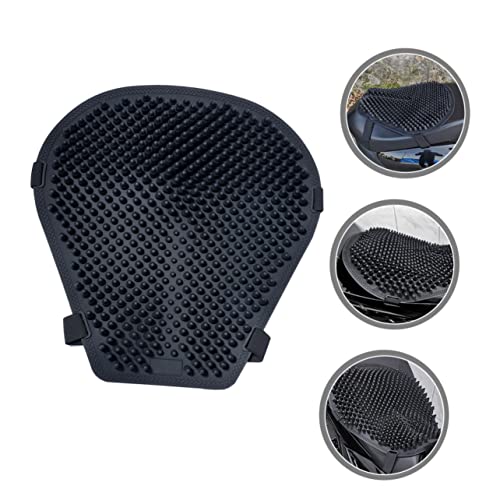 Motorcycle Seat Pad Silicone Cushion Breathable Slip Cooling Protector for Motorbike Outdoor Riding Comfortable Saddle Cover