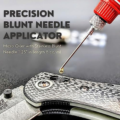 Nano-Oil Duo: 10+85 Weight Original & Heavy Grade Kit-by St. Claire-NanoLube Anti Friction Concentrate -Nano Oil for Knives, Gun Lube, Knife Pivot Lube, Gun Oil -NLNA10 & 85W8cc - style: Nano Duo 10w+85w