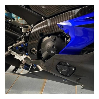 Engine Cover Crank Case Application：Motorcycle Engine Protection Cover For YZF R6 2006-2024 Protector Set - color: 1 Set