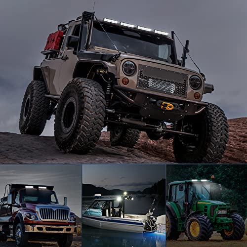 Nilight Side Shooter LED Light Bar / Pods 2PCS 6.5 Inch 60W Flood Spot Beam Combo Fog / Driving Light Work Light for Truck ATV UTV Boat, 2 Years Warranty - color: 2Pcs Side Shooter Lights