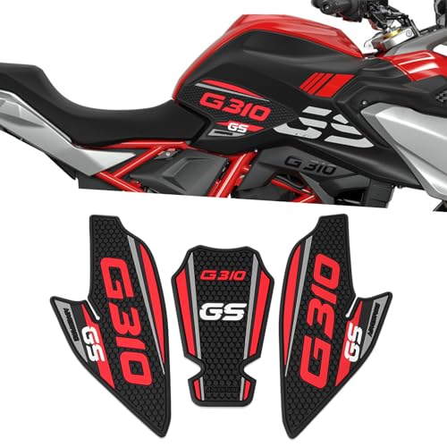 for G310GS g310gs 2024 2023 2022 2021-2017 Accessories Fuel Tank pad Fuel Tank Knee pad Motorcycle Fuel Tank Traction pad Fuel Tank Sticker Tank Grip (Red)