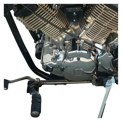 Motorcycle Forward Control Footrest Extensions Pegs Floor Boards Footpegs Adjustable Set For Yamaha For V-Star 1100 1998-2008,Panel Accessories