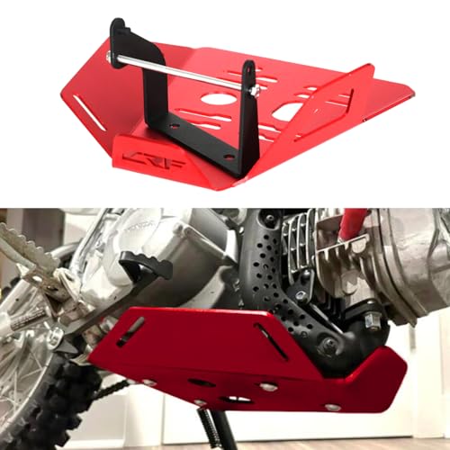 Front Skid Plate Lower Engine Bash Cover Guard For CRF110F 2013-2024 (RED) - color: RED