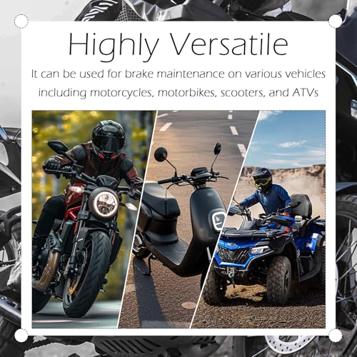 2 Pack Brake Bleeder Kit,Brake Fluid Bleeder Kit with Brakes Bleeders Hose One Way Check Valve & 100ml Syringe,Universal Hydraulic Brakes System Bleeding Tools for Car Motorcycle