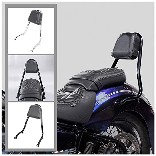 Replacement for B.M.W R18 R 18 R-18 2020 2021 2022 2023 Motorcycle Detachable Sissy Bar Rear Passenger Backrest Back Rest Cushion Seat Pad Rear Backrest Accessories (Black)