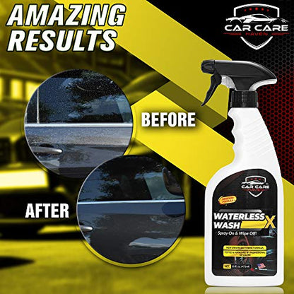 Waterless Wash X-Car Detailing, 128 oz Gallon | No Water Needed, Quick Detailer for Any Vehicle, Wash in Garage, at Work, or Anywhere, Spray On & Wipe Off - size: 1 Count (Pack of 1)