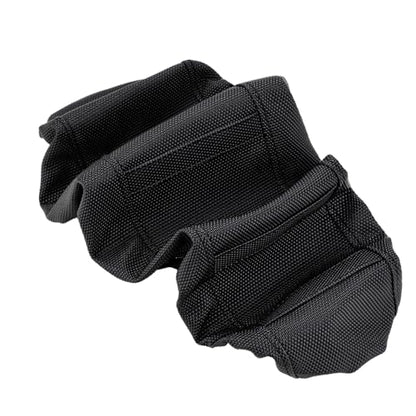 JFG RACING Seat Cover for VALTINSU Electric Dirt Bike,PVC Non-Slip Cushion Guard for VALTINSU EM5 Motorcycle Off-Road Ebike-Black - color: Black